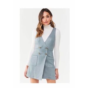 🌊 Forever21: Faux Suede Pinafore Dress 🌊